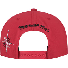 Chicago Bulls Starlight Snapback Hat Red - Mitchell & Ness