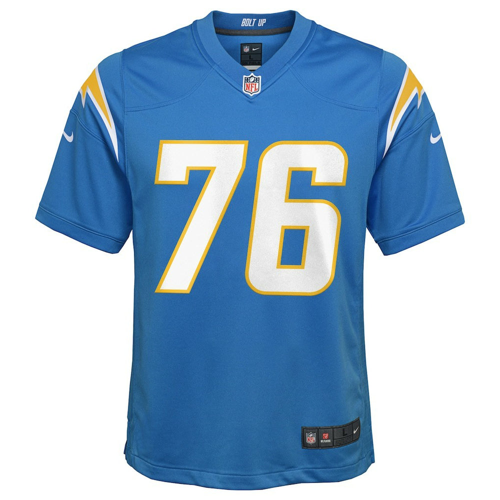 Joe Alt Los Angeles Chargers Youth Game Jersey - Powder Blue Jerseys