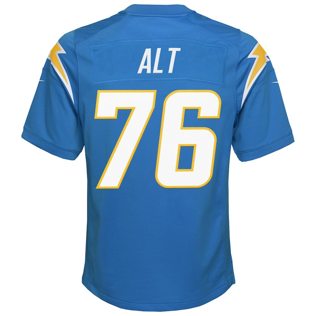 Joe Alt Los Angeles Chargers Youth Game Jersey - Powder Blue Jerseys