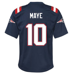 Drake Maye New England Patriots Youth Game Jersey - Navy Jerseys