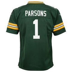 Micah Parsons Green Bay Packers Youth Game Player Jersey - Green Jerseys