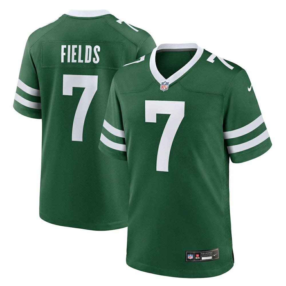 Justin Fields New York Jets Youth Game Jersey - Green Jerseys