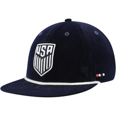 USMNT Unisex Snow Beach Corduroy Adjustable Hat Navy