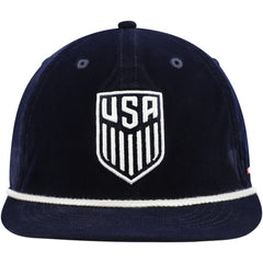 USMNT Unisex Snow Beach Corduroy Adjustable Hat Navy