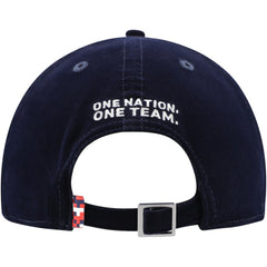 USMNT Unisex Snow Beach Corduroy Adjustable Hat Navy