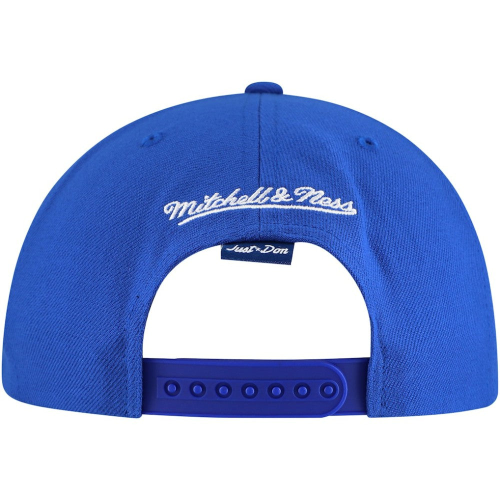 Chicago Cubs Mitchell & Ness Just Don x MLB Lux Script Snapback Hat - Royal Hats