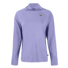Baltimore Ravens Cutter & Buck Women's Coastline Epic Comfort Eco Recycled Funnel Neck Raglan Pullover Sweatshirt - Lavender Pullover
