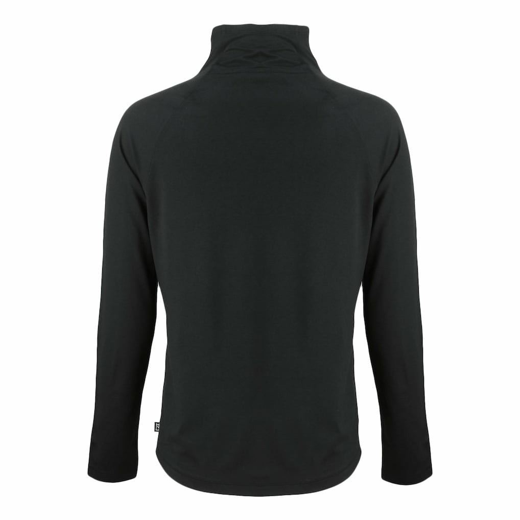 San Francisco 49ers Cutter & Buck Women's Coastline Epic Comfort Eco Recycled Funnel Neck Raglan Pullover Sweatshirt - Black Pullover
