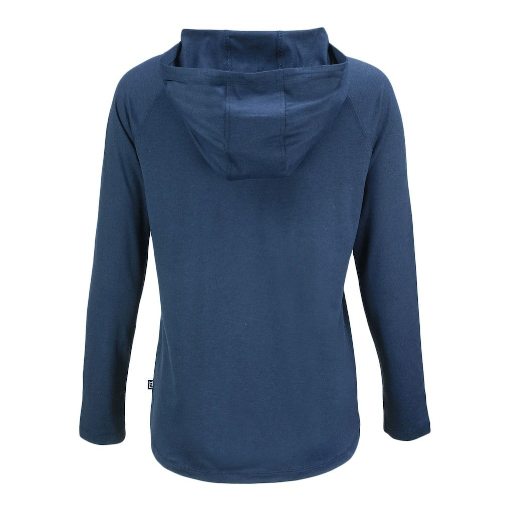 Buffalo Bills Cutter & Buck Women's Coastline Epic Comfort Eco Recycled Raglan Pullover Hoodie - Navy Hoodies