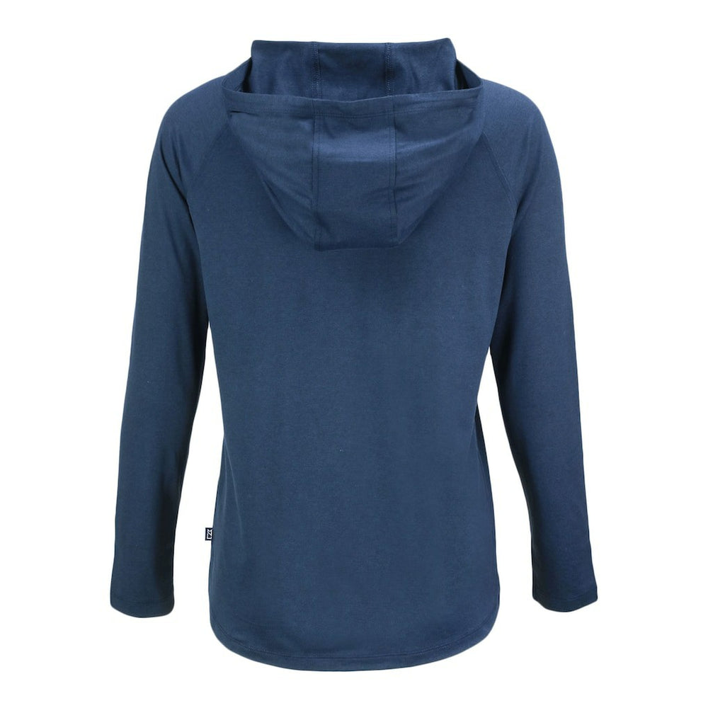 Buffalo Bills Cutter & Buck Women's Coastline Epic Comfort Eco Recycled Raglan Pullover Hoodie - Navy Hoodies