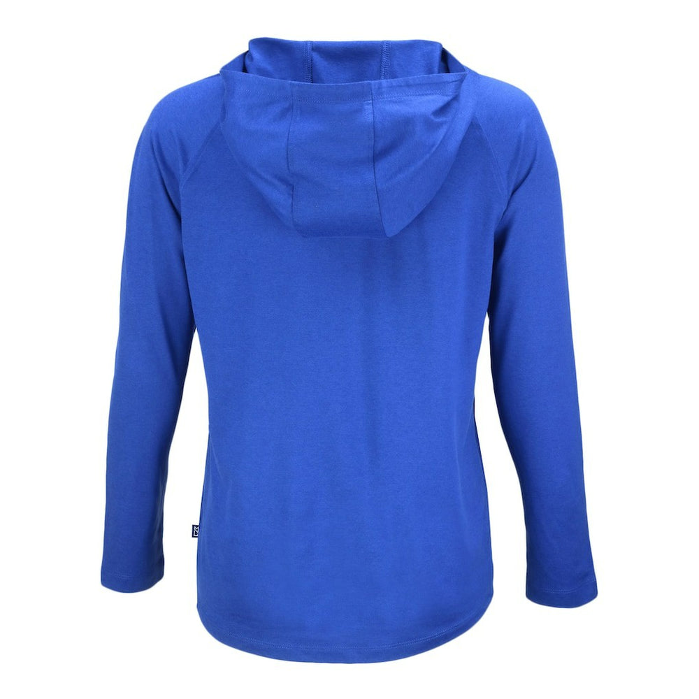 Indianapolis Colts Cutter & Buck Women's Coastline Epic Comfort Eco Recycled Raglan Pullover Hoodie - Blue Hoodies