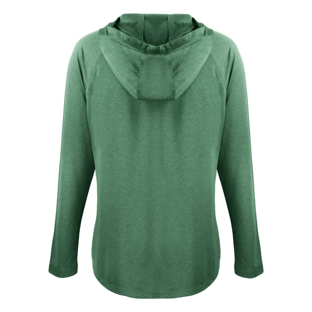 Green Bay Packers Cutter & Buck Women's Coastline Epic Comfort Eco Recycled Raglan Pullover Hoodie - Hunter Green Hoodies