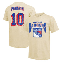 Artemi Panarin New York Rangers Majestic Threads Dynasty Name & Number Tri-Blend T-Shirt - Cream | US 201556938