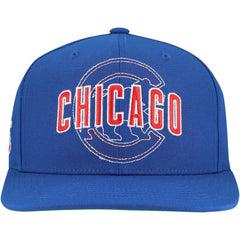 Chicago Cubs Mitchell & Ness Double Up Snapback Hat - Royal Hats