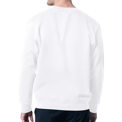 Cleveland Browns Starter Color Scratch Team Graphic Fleece Pullover Sweatshirt - White Pullover