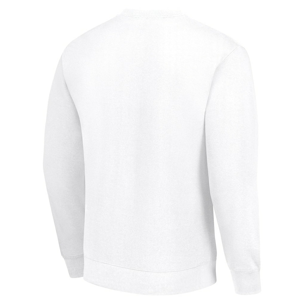 Buffalo Bills Starter Tailsweep Team Graphic Tri-Blend Fleece Pullover Sweatshirt - White Pullover