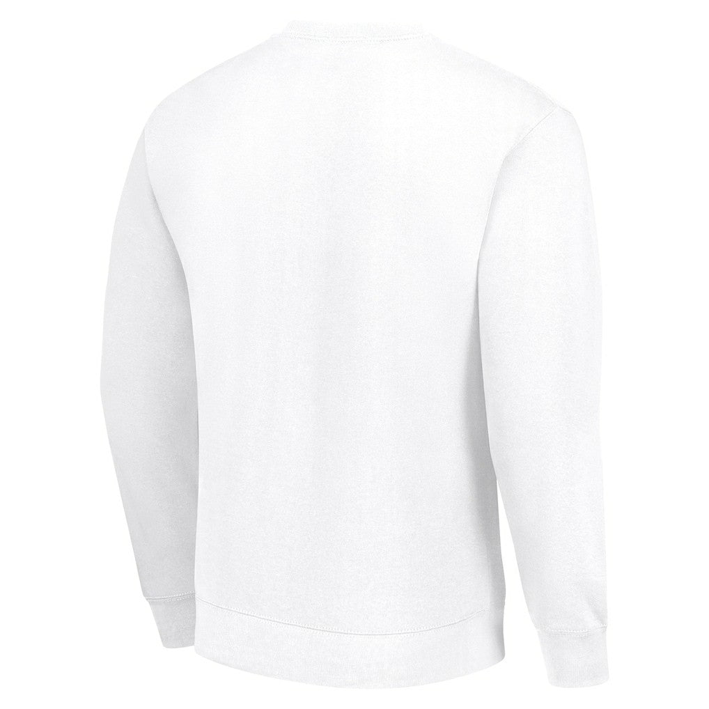 Pittsburgh Steelers Starter Tailsweep Team Graphic Tri-Blend Fleece Pullover Sweatshirt - White Pullover