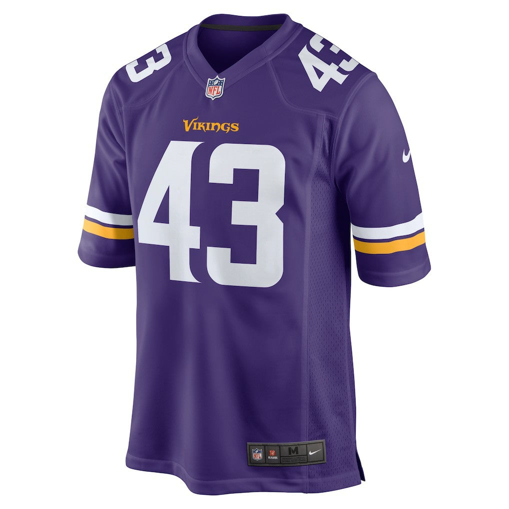Andrew Van Ginkel Minnesota Vikings Team Game Jersey - Purple Jerseys