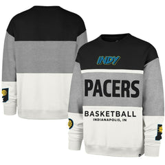 Indiana Pacers '47 Unisex 2024/25 City Edition On Five Maximalist Pullover Sweatshirt Gray - 47 brand