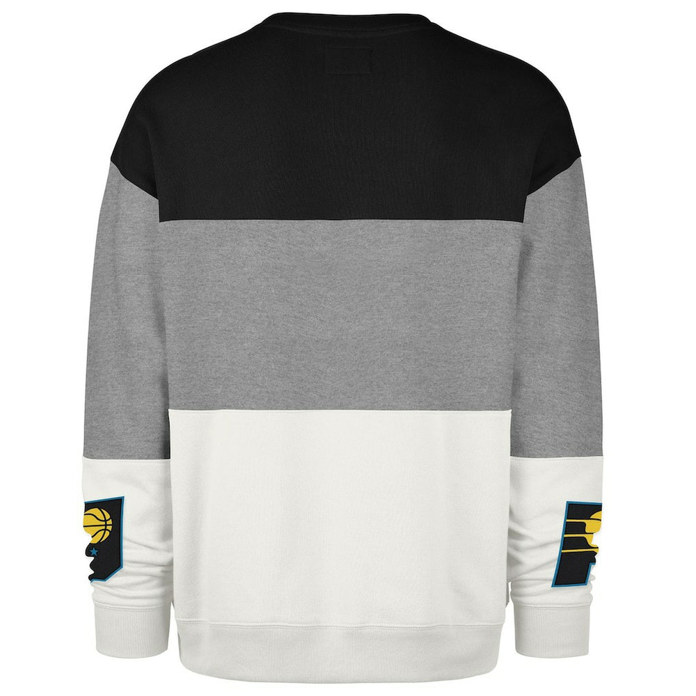Indiana Pacers '47 Unisex 2024/25 City Edition On Five Maximalist Pullover Sweatshirt Gray - 47 brand