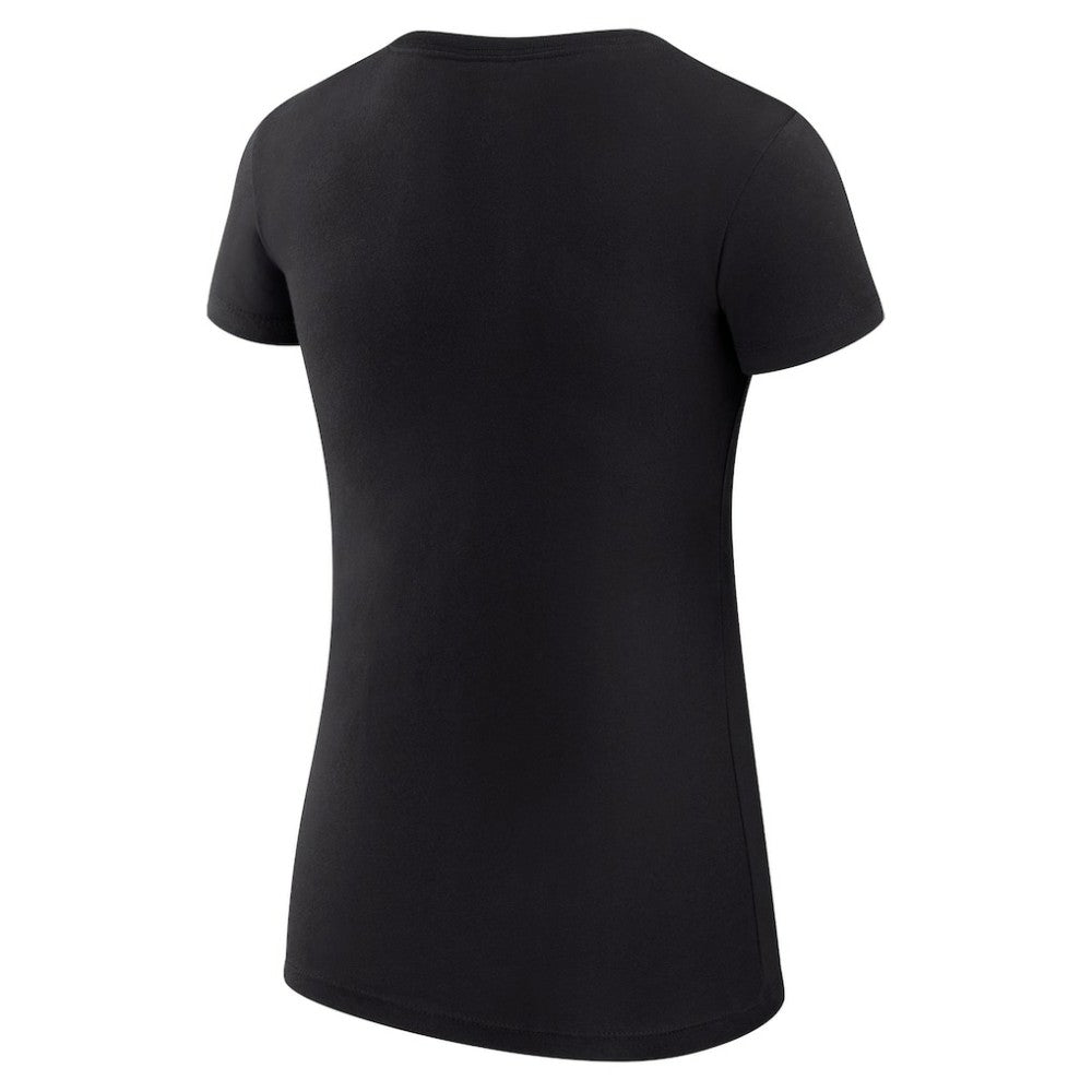 Baltimore Orioles G-III 4Her by Carl Banks Women's Super-Slim Fit Lightweight Collage Team Graphic Crew Neck T-Shirt - Black T-shirts