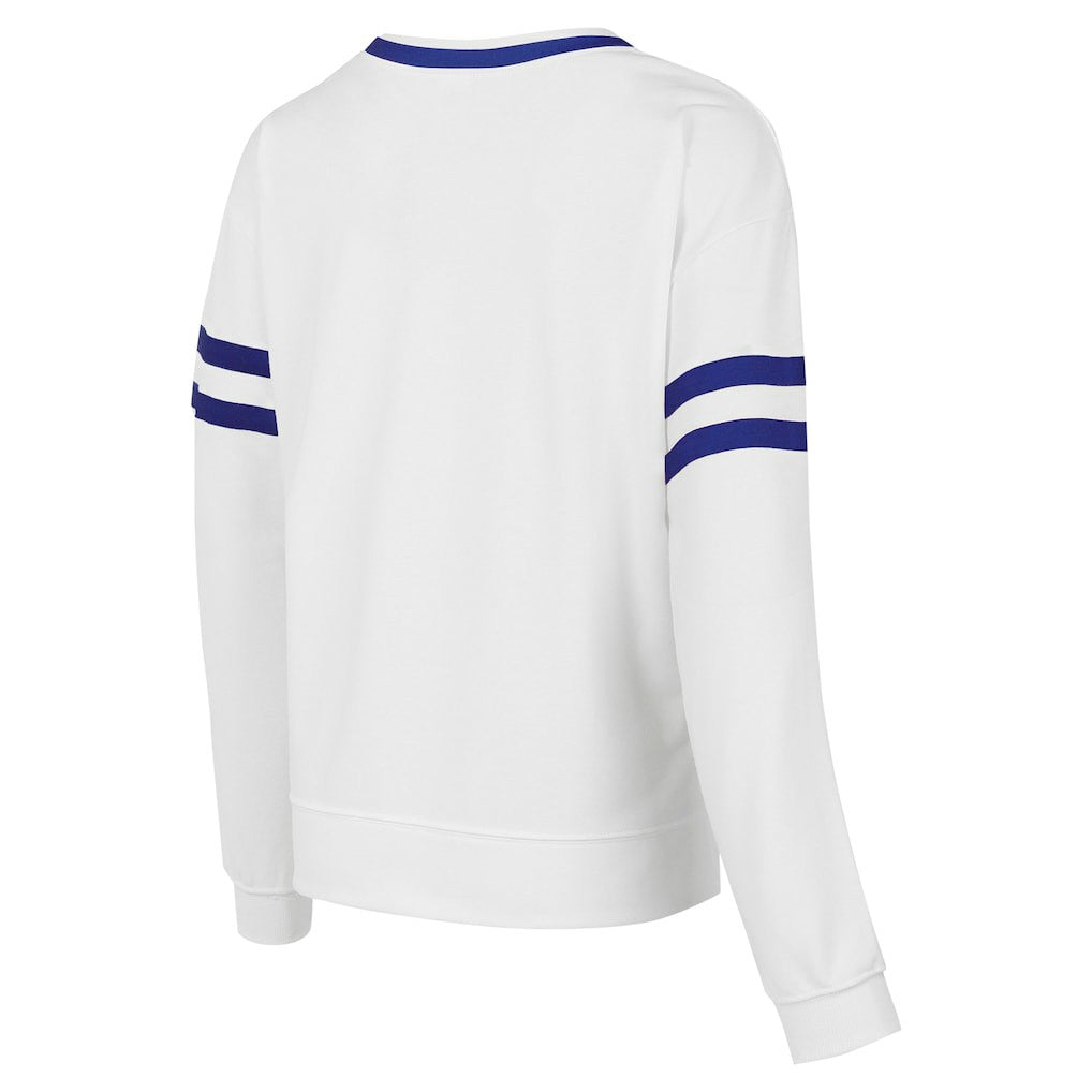 Philadelphia 76ers Concepts Sport Women's Borough Pullover Sweatshirt White