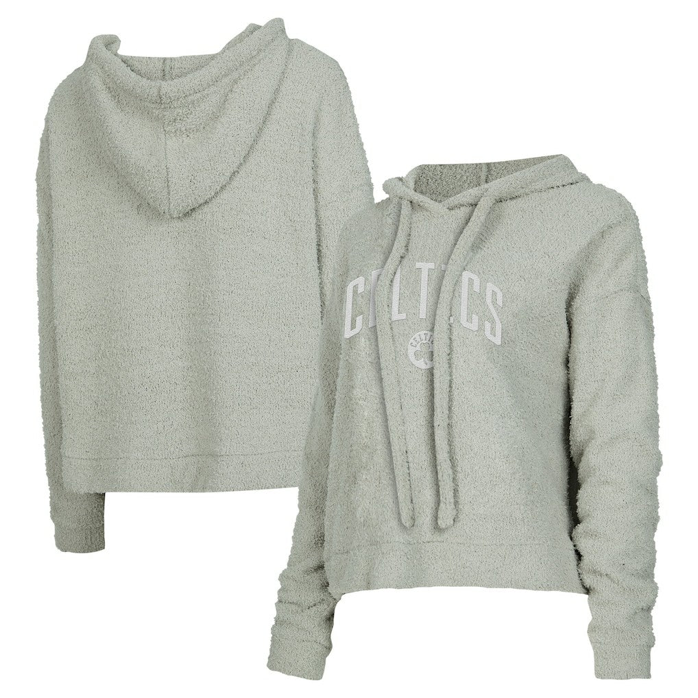 Boston Celtics Concepts Sport Women's Ventura Comfy Pullover Hoodie Gray