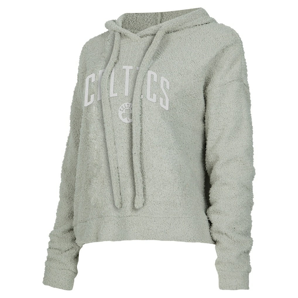 Boston Celtics Concepts Sport Women's Ventura Comfy Pullover Hoodie Gray