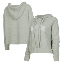 Golden State Warriors Concepts Sport Women's Ventura Comfy Pullover Hoodie Gray