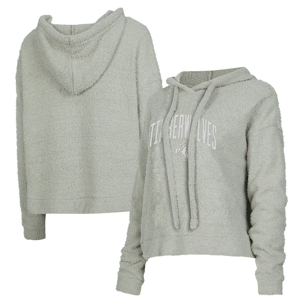 Minnesota Timberwolves Concepts Sport Women's Ventura Comfy Pullover Hoodie Gray