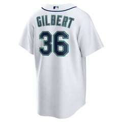 Logan Gilbert Seattle Mariners Nike Home Replica Jersey - White Jerseys