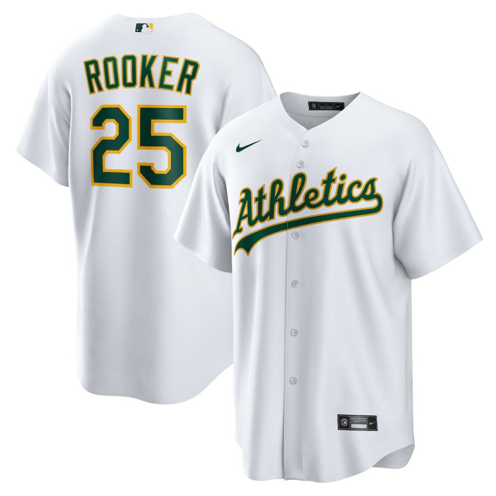 Brent Rooker Athletics Nike Home Replica Jersey - White Jerseys
