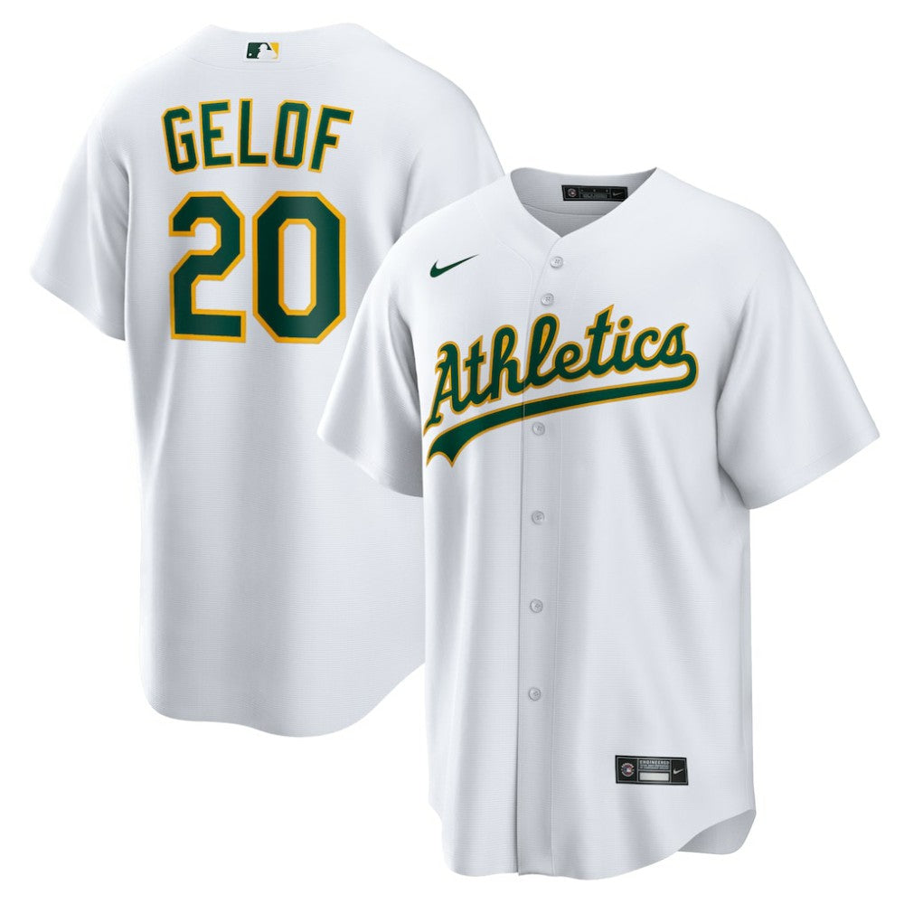 Zack Gelof Athletics Nike Home Replica Jersey - White Jerseys