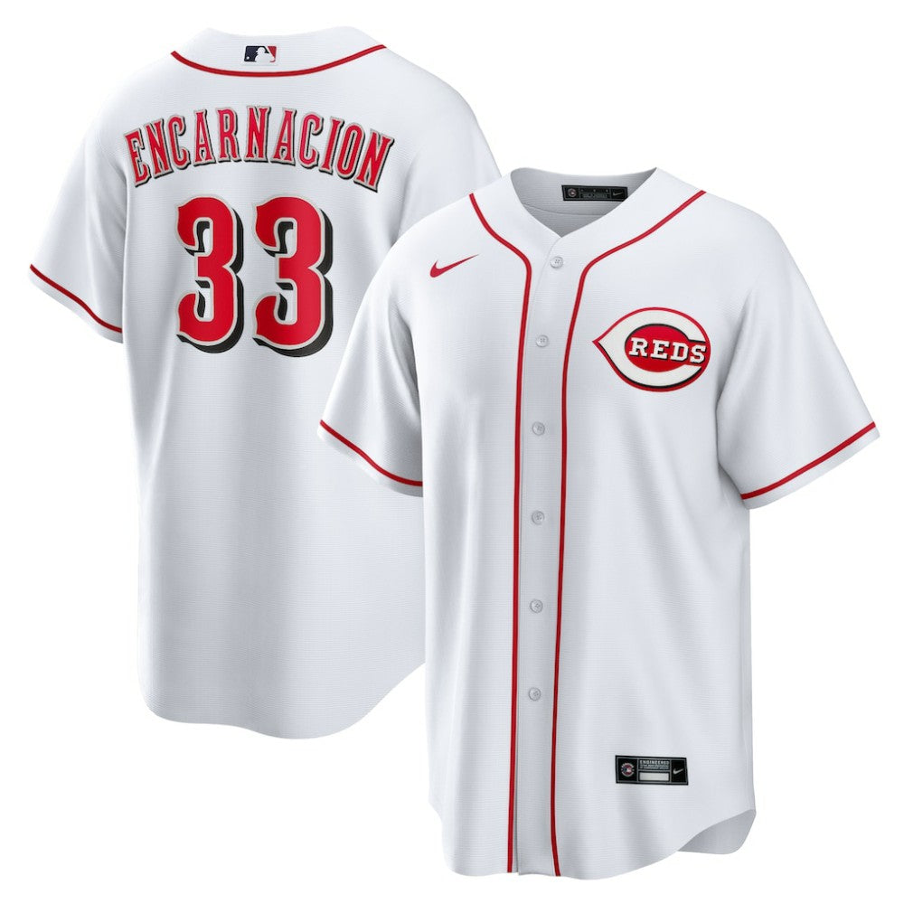Christian Encarnacion-Strand Cincinnati Reds Nike Home Replica Jersey - White Jerseys