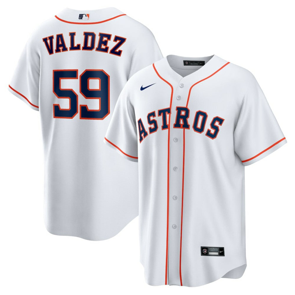 Framber Valdez Houston Astros Nike Home Replica Jersey - White Jerseys