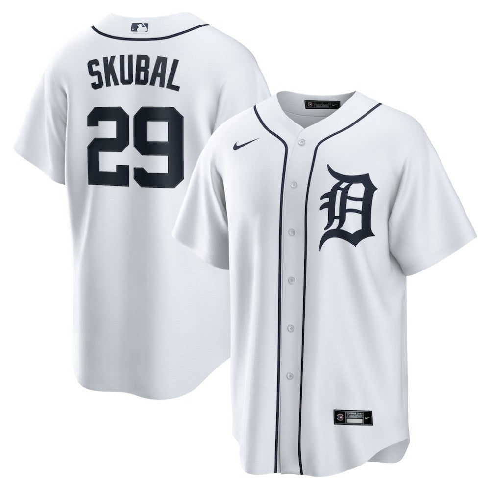 Tarik Skubal Detroit Tigers Nike Home Replica Jersey - White Jerseys