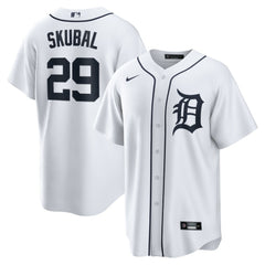 Tarik Skubal Detroit Tigers Nike Home Replica Jersey - White Jerseys