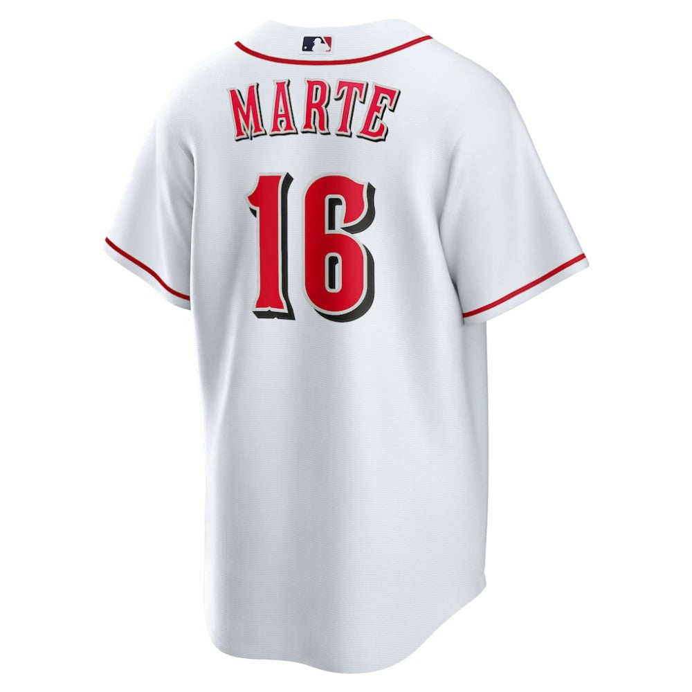 Noelvi Marte Cincinnati Reds Nike Home Replica Jersey - White Jerseys