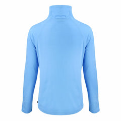 Kansas City Royals Cutter & Buck Women's City Connect Coastline Epic Comfort Eco Recycled Funnel Neck Raglan Pullover Top - Powder Blue Pullover