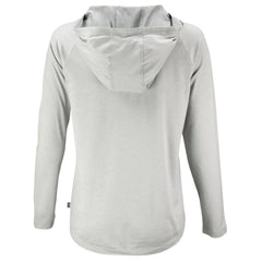 San Diego Padres Cutter & Buck Women's  Coastline Epic Comfort Eco Recycled Hoodie Raglan Long Sleeve T-Shirt - Gray Hoodies