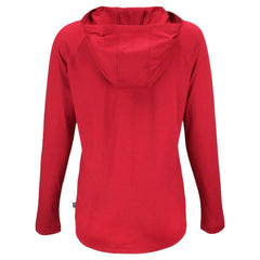 Texas Rangers Cutter & Buck Women's  Coastline Epic Comfort Eco Recycled Hoodie Raglan Long Sleeve T-Shirt - Red Hoodies