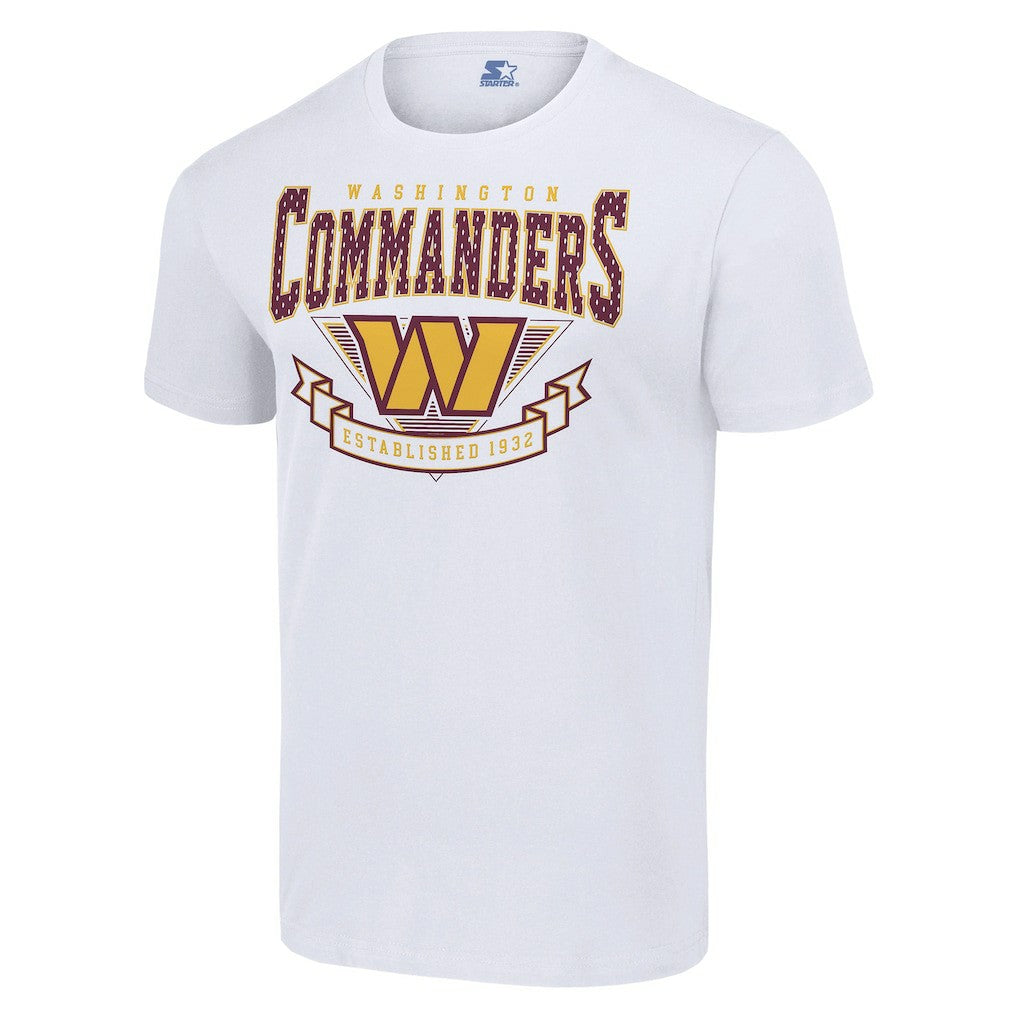 Washington Commanders Starter 80s Inspired Team Logo T-Shirt - White T-shirts