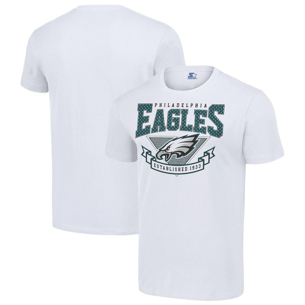 Philadelphia Eagles Starter 80s Inspired Team Logo T-Shirt - White T-shirts