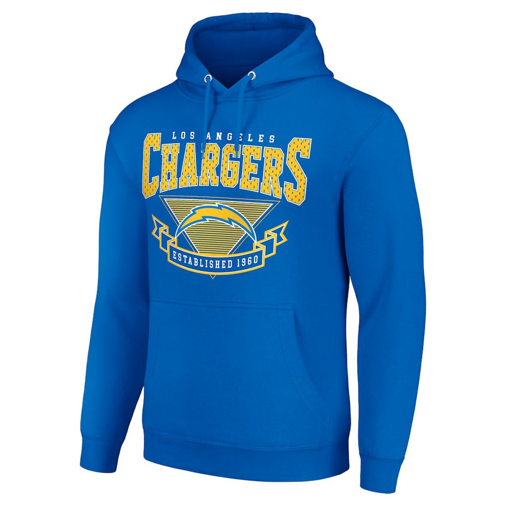 Los Angeles Chargers Starter ‘80s Inspired Pullover Hoodie - Royal Hoodies