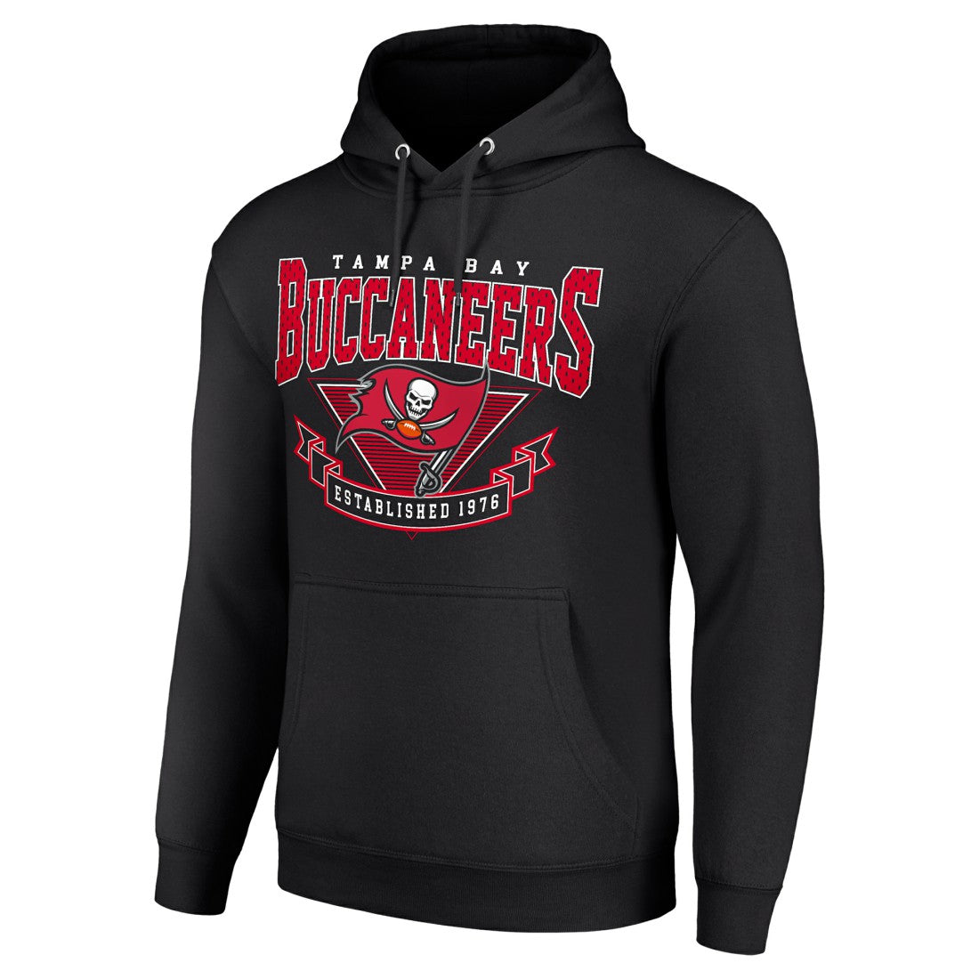 Tampa Bay Buccaneers Starter ‘80s Inspired Pullover Hoodie - Black Hoodies