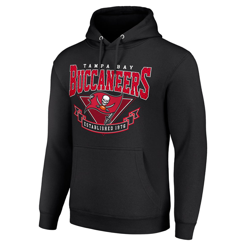 Tampa Bay Buccaneers Starter ‘80s Inspired Pullover Hoodie - Black Hoodies