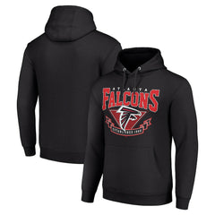 Atlanta Falcons Starter ‘80s Inspired Pullover Hoodie - Black Hoodies