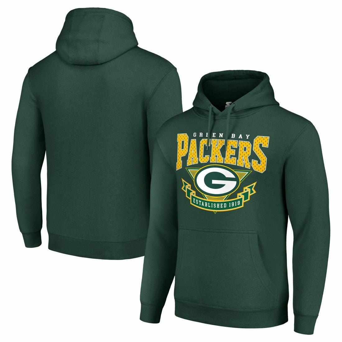 Green Bay Packers Starter ‘80s Inspired Pullover Hoodie - Green Hoodies