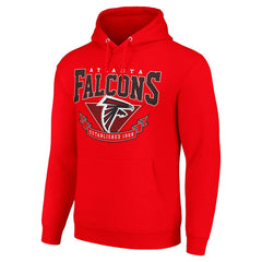 Atlanta Falcons Starter ‘80s Inspired Pullover Hoodie - Red Hoodies
