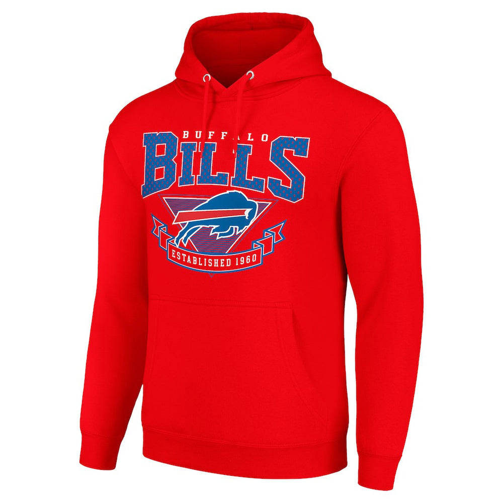 Buffalo Bills Starter ‘80s Inspired Pullover Hoodie - Red Hoodies